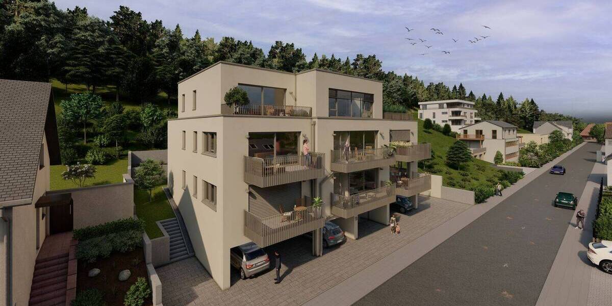 Etagenwohnung Trier Biewer - 3 Zimmer, 90 m&sup2;, 386.200&euro; | Angebot:26908640