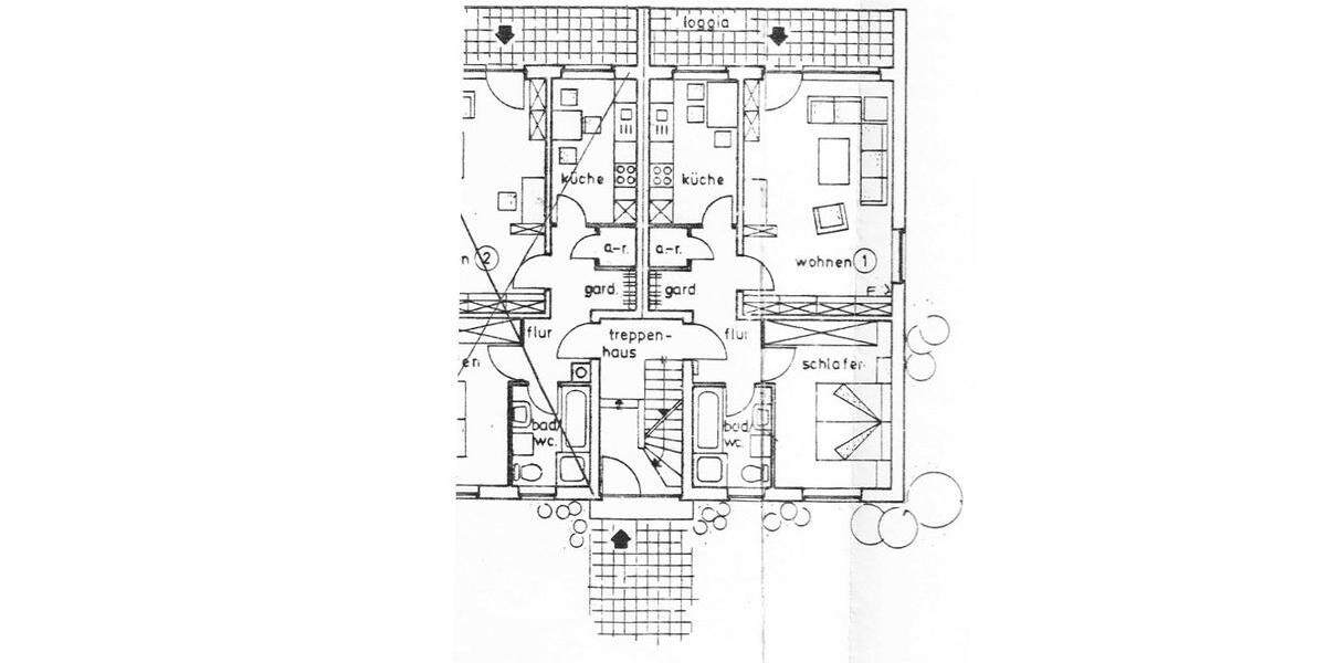 Etagenwohnung Ibbenbüren - 2 Zimmer, 64 m&sup2;, 123.000&euro; | Angebot:27024012