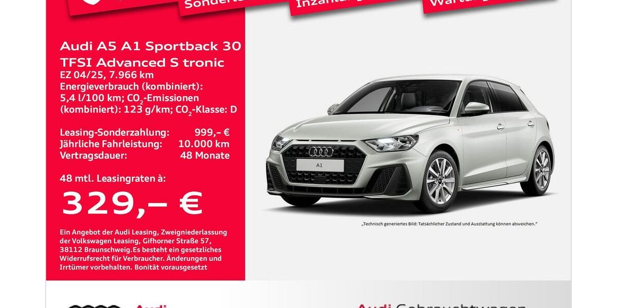 Audi A1 7.966 km 23.850 &euro; Bremen 28207