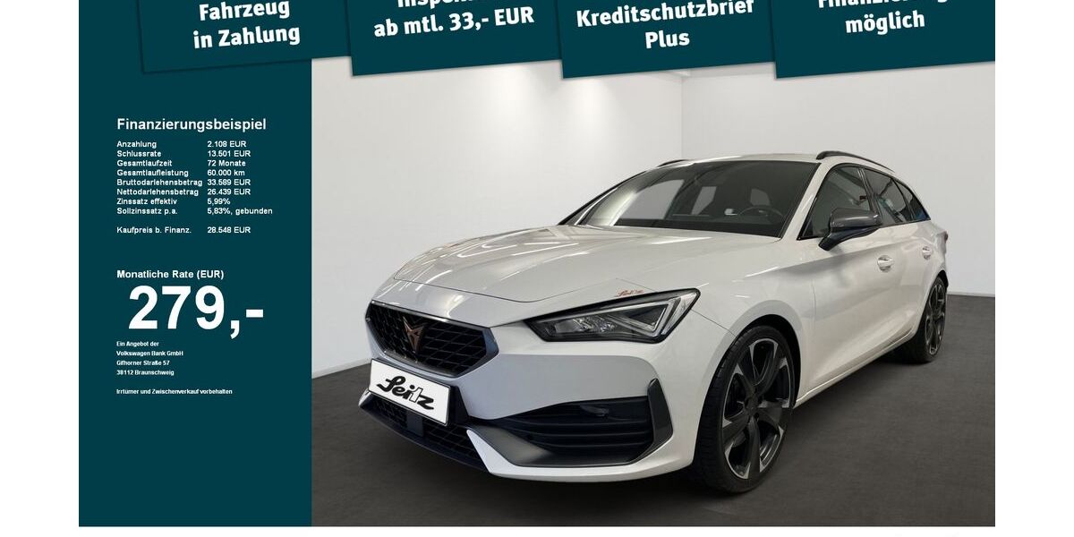 Cupra Leon 45.210 km 28.348 &euro; Kaufbeuren 87600