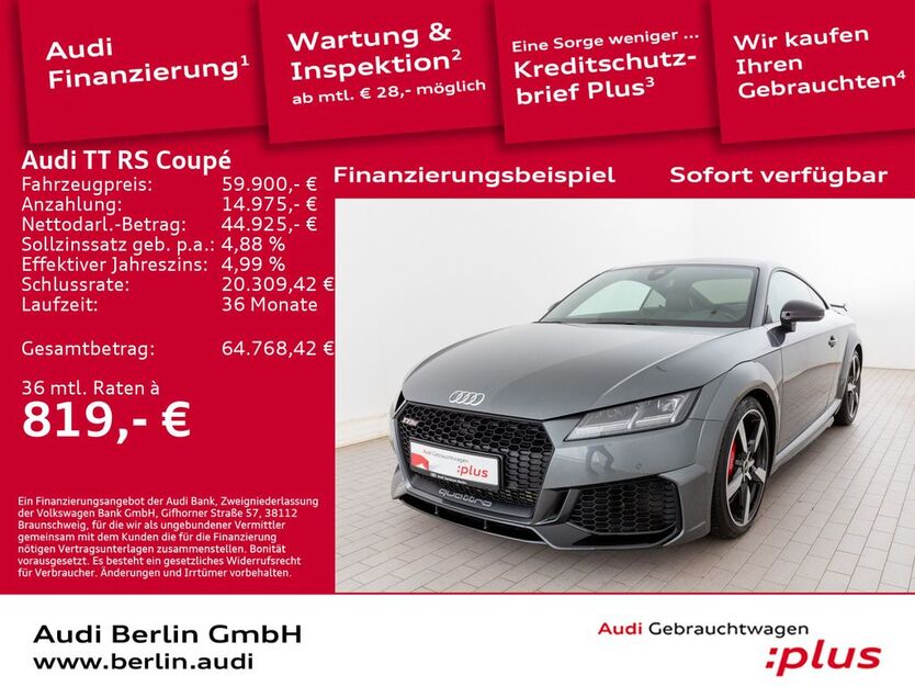 Audi TT RS 47.800 km 59.900 € Berlin 12489