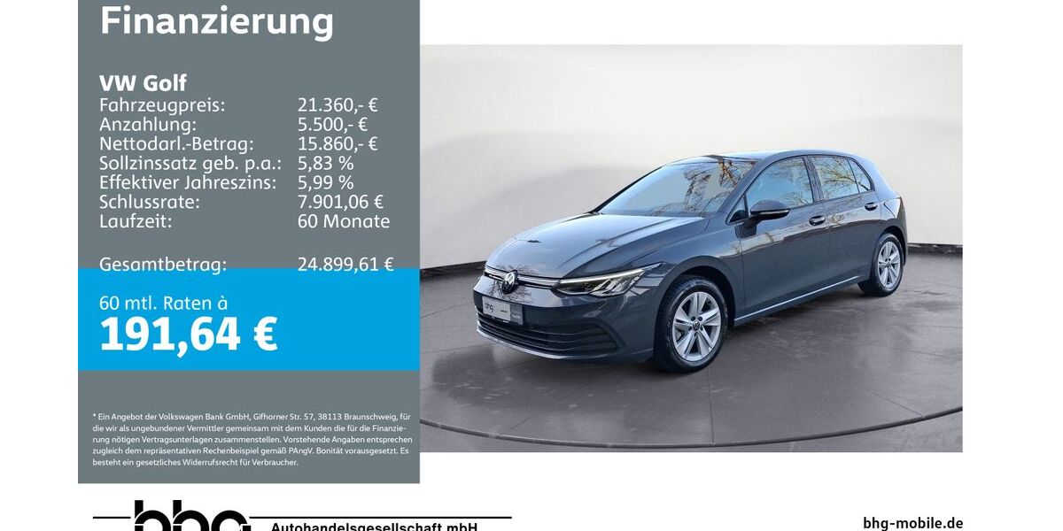 VW Golf 41.981 km 21.360 &euro; Bühl 77815