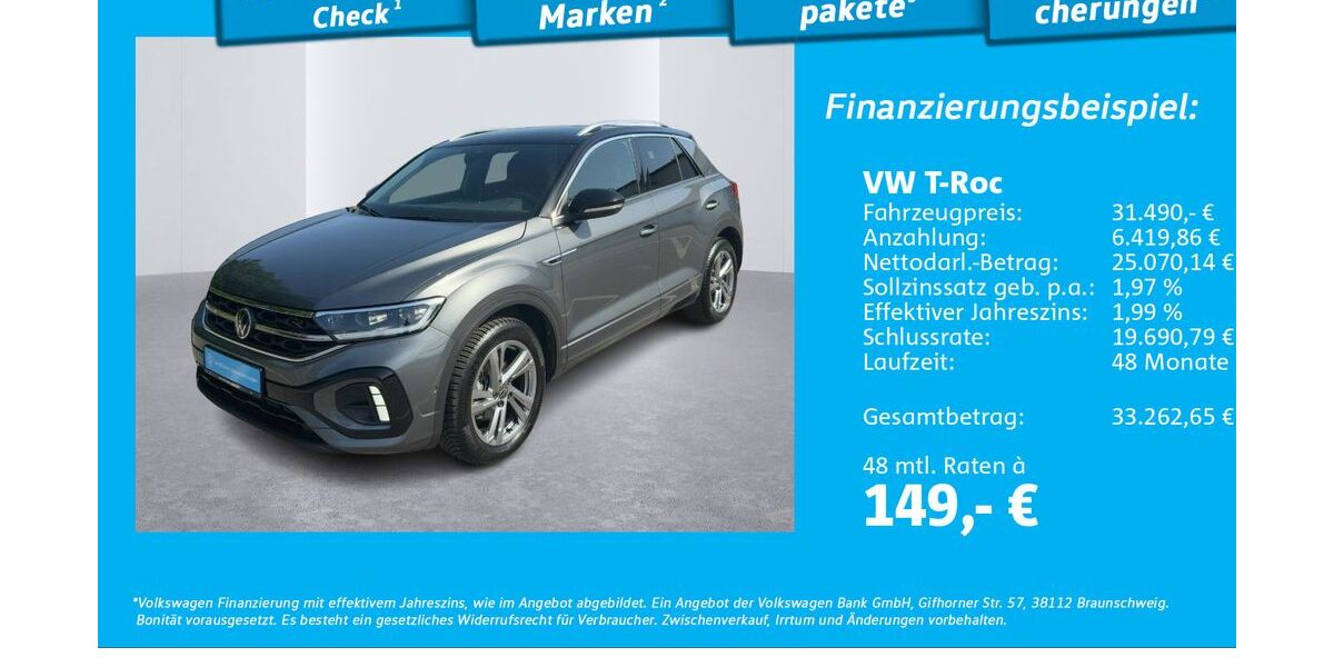 VW T-Roc 10.142 km 31.490 &euro; Glinde 21509