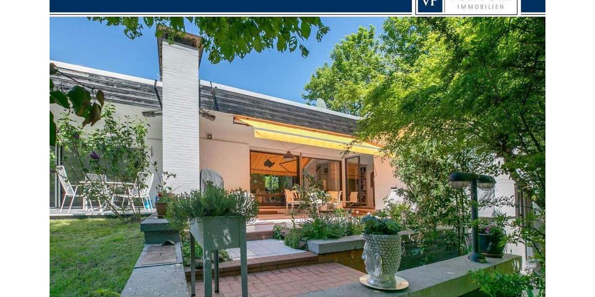 Sonnengarten-Bungalow, kernsaniert, smart home, Luft-Wärme-Pumpe, zentrale Rhein-Main-Lage, naturnah 6 zimmer