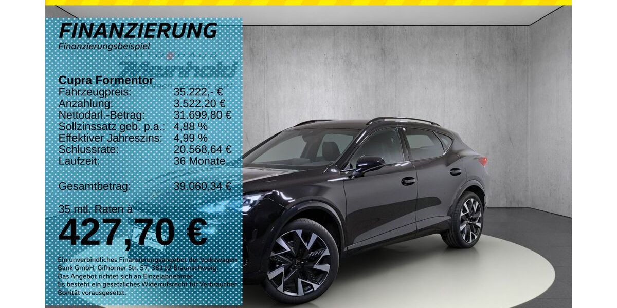Cupra Formentor 1.010 km 33.990 &euro; Auerbach/Rebesgrün 08209