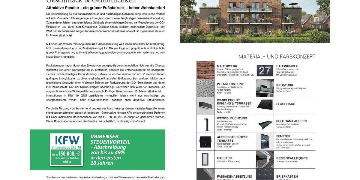 Etagenwohnung Fredenbeck - 3 Zimmer, 69 m&sup2;, 299.500&euro; | Angebot:25776847