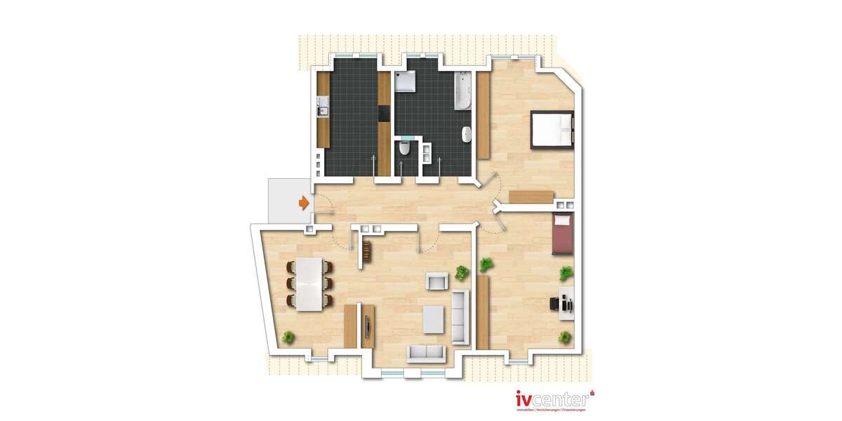 Etagenwohnung Neunkirchen - 4 Zimmer, 150 m&sup2;, 145.000&euro; | Angebot:27213228