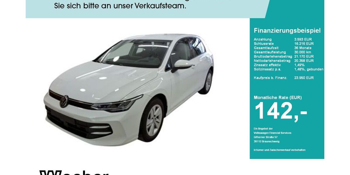 VW Golf 10.732 km 23.949 &euro; Herrenberg 71083