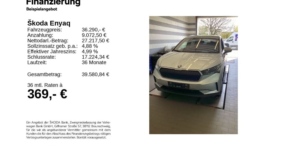 Skoda Enyaq 40.607 km 35.990 &euro; Hildesheim 31137