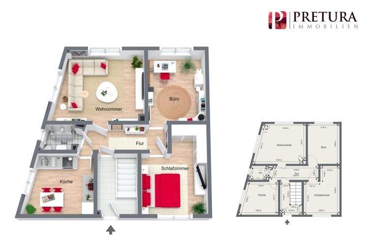 Mehrfamilienhaus, Wohnhaus Mannheim / Neckarau Neckarau - 9 Zimmer, 200 m&sup2;, 530.000&euro; | Angebot:24594249