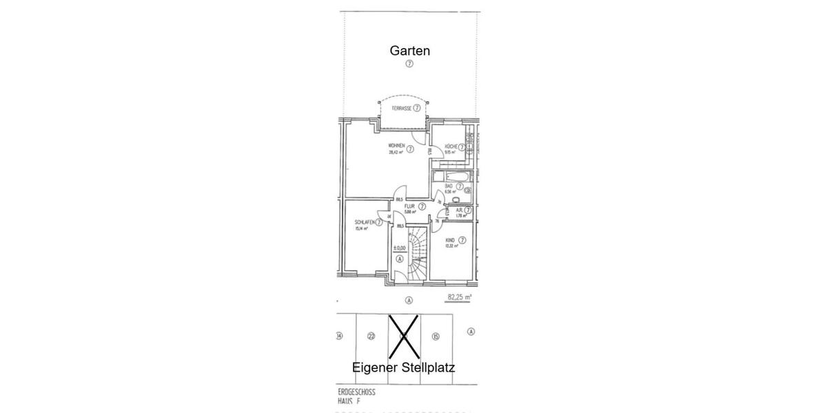 Erdgeschoßwohnung Bocholt - 3 Zimmer, 82 m&sup2;, 263.000&euro; | Angebot:25086941