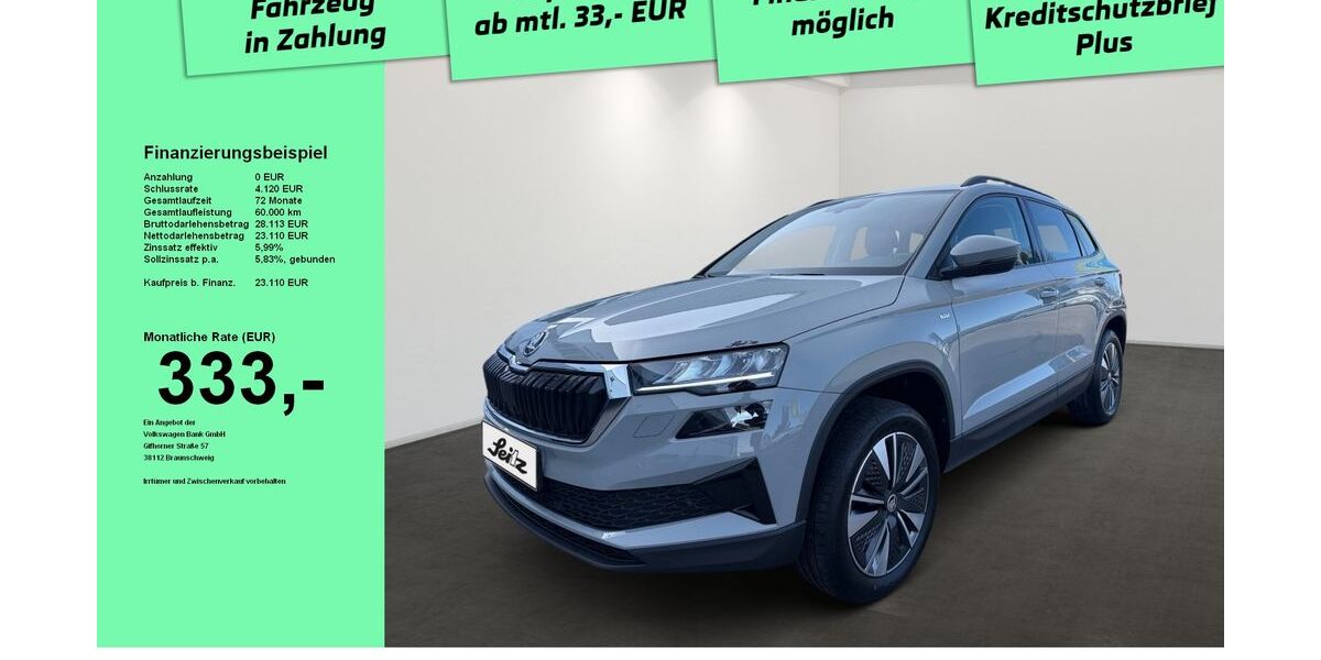 Skoda Karoq 121.615 km 22.690 &euro; Memmingen 87700