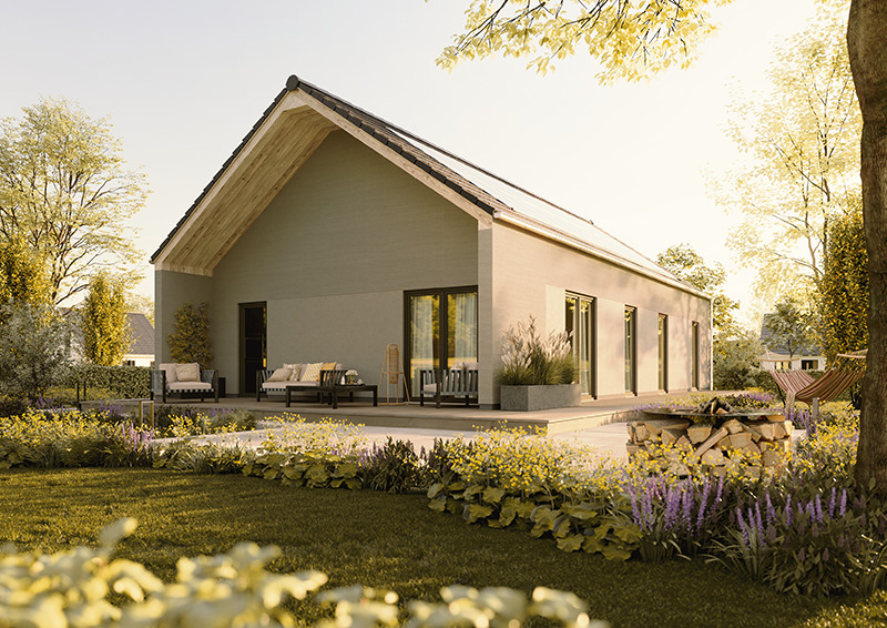 Der Bungalow, der mehr als ebenerdig ist in Molsdorf 5 zimmer