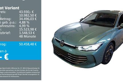 VW Passat Variant 7.919 km 43.630 € Kehl 77694