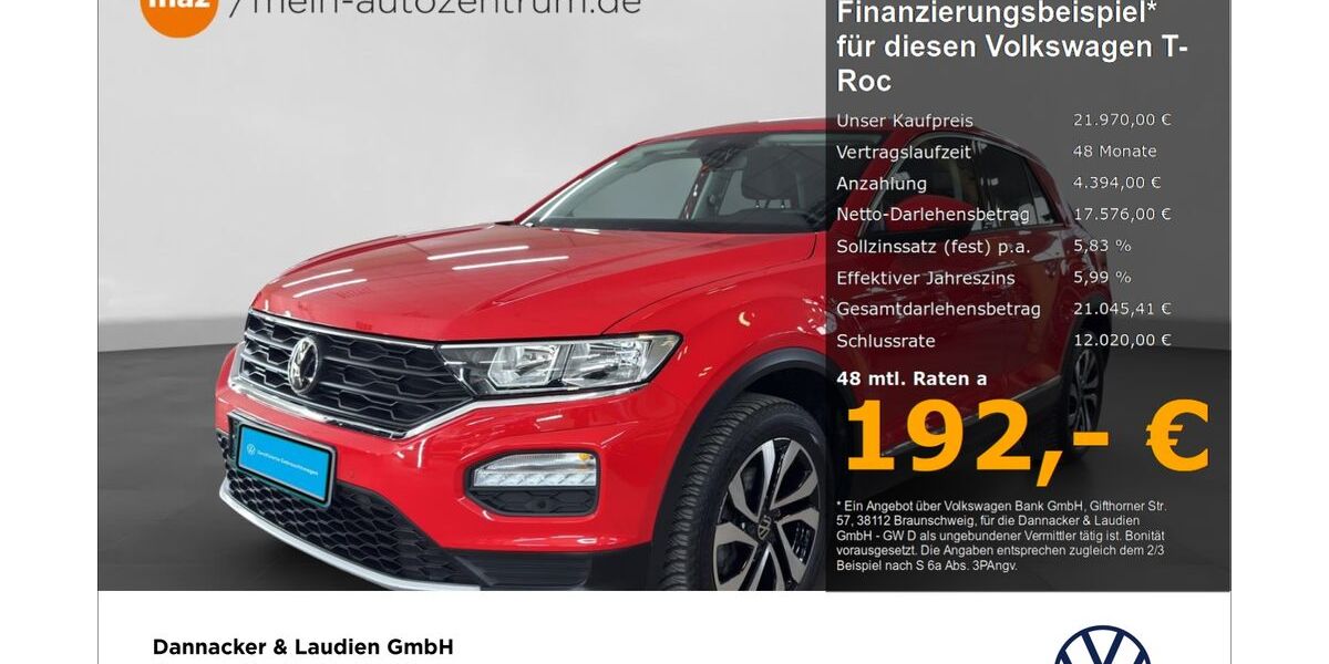 VW T-Roc 27.649 km 19.990 &euro; Lüneburg 21337
