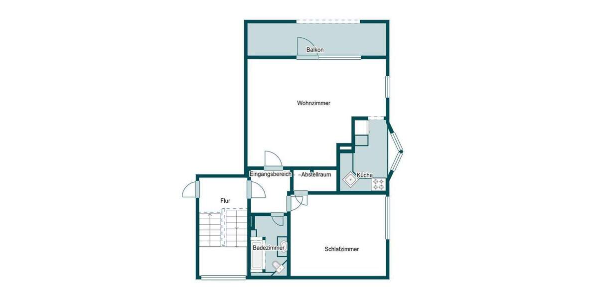 Etagenwohnung Radeberg - 2 Zimmer, 65 m&sup2;, 120.000&euro; | Angebot:25290544
