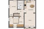 Etagenwohnung Sellin - 2 Zimmer, 84 m&sup2;, 1.176&euro; | Angebot:26589382