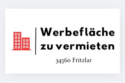 Werbefläche zum vermieten in Fritzlar Top Lage!!! (am Marktplatz)