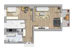 Etagenwohnung Merseburg - 2 Zimmer, 42 m&sup2;, 273&euro; | Angebot:26633017
