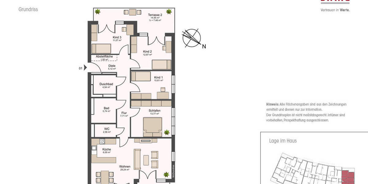 Etagenwohnung Dresden Naußlitz - 5 Zimmer, 125 m&sup2;, 1.830&euro; | Angebot:24156825