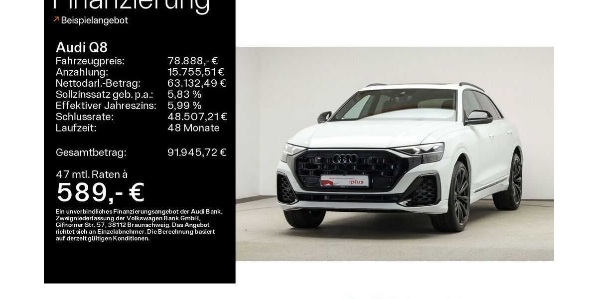 Audi Q8 12.500 km 78.888 € Mühlheim 63165