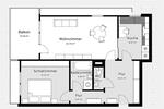 Etagenwohnung Kempten (Allgäu) - 2 Zimmer, 74 m&sup2;, 1.190&euro; | Angebot:26677607
