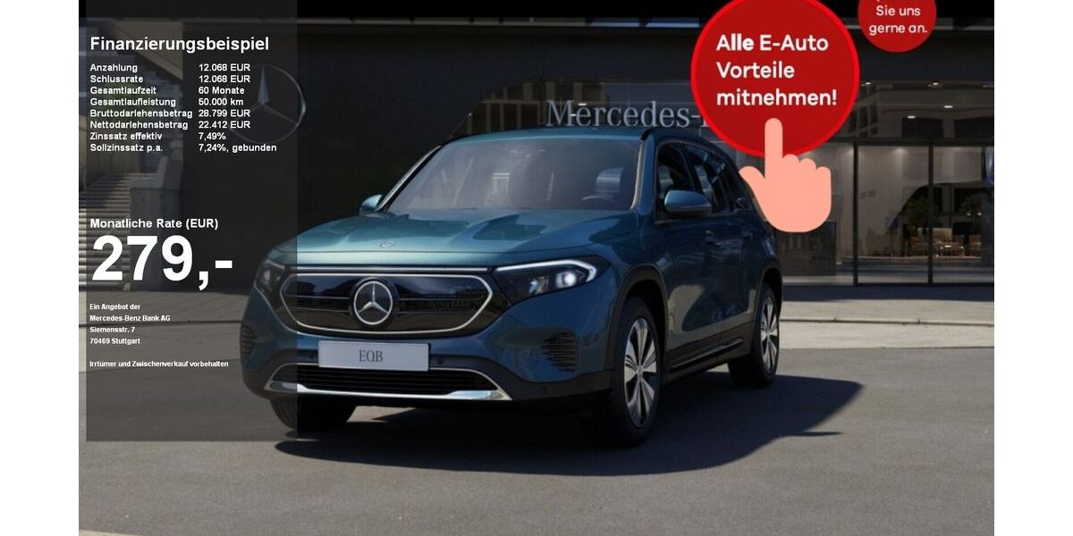 Mercedes-Benz EQB 43.426 km 34.480 &euro; Kiel 24109