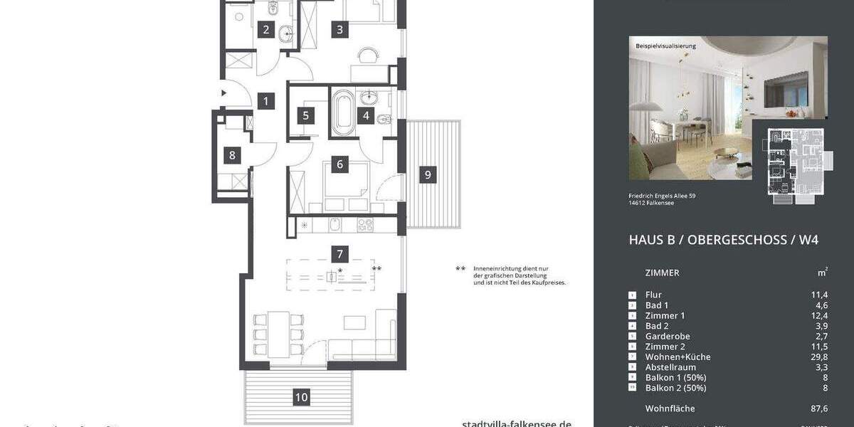 Erstbezug - Neubau! 3-Zimmer Wohnung im 1. OG mit Fahrstuhl 3 zimmer