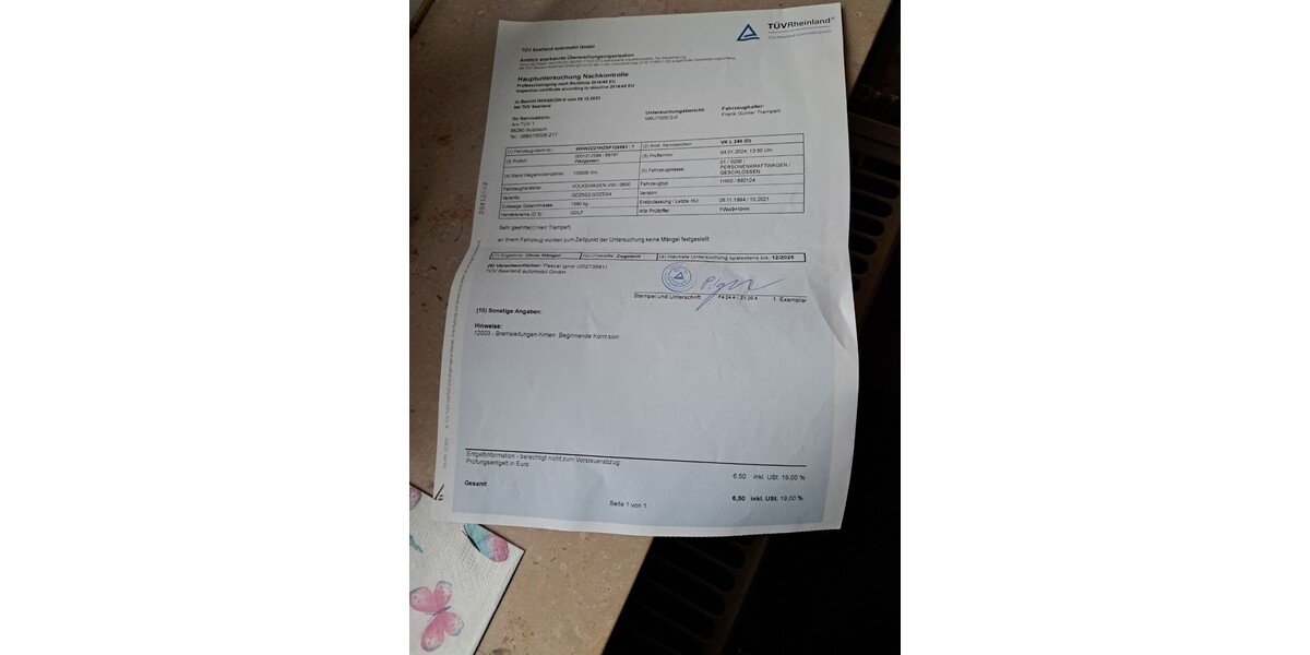 VW Golf 106.132 km 1.200 € Völklingen 66333