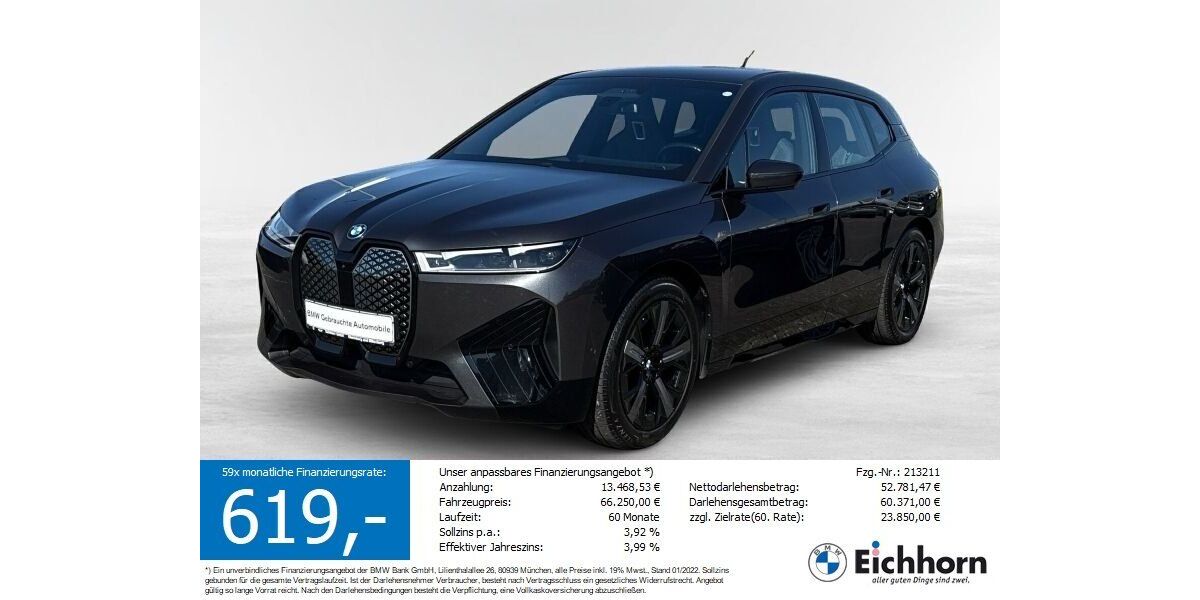 BMW iX 38.170 km 63.250 &euro; Miltenberg 63897
