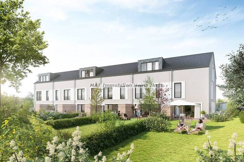 Reihenendhaus ca. 171 m² Wfl. . sonnigem Gartenanteil . NEUBAU . Energie-Effizienzhaus . Rodehof .