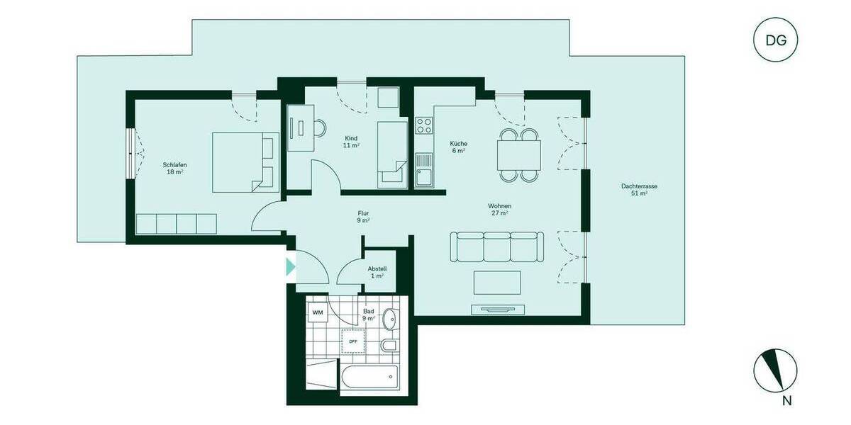 Etagenwohnung Zossen Finkenherd - 3 Zimmer, 98 m&sup2;, 434.900&euro; | Angebot:25957391