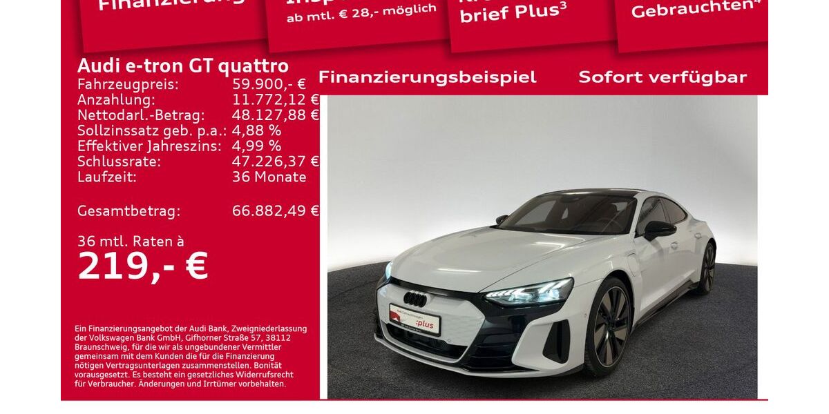 Audi e-tron GT 53.150 km 59.900 &euro; Berlin 12489