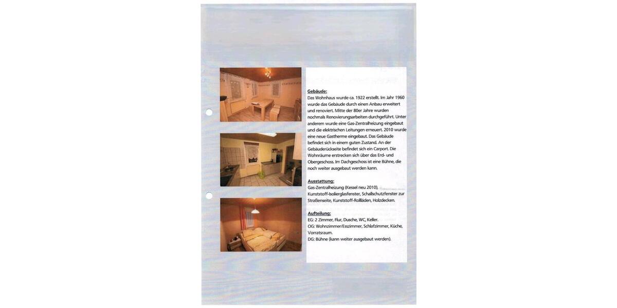 Doppelhaushälfte Dormettingen - 5 Zimmer, 81 m&sup2;, 179.000&euro; | Angebot:26085974