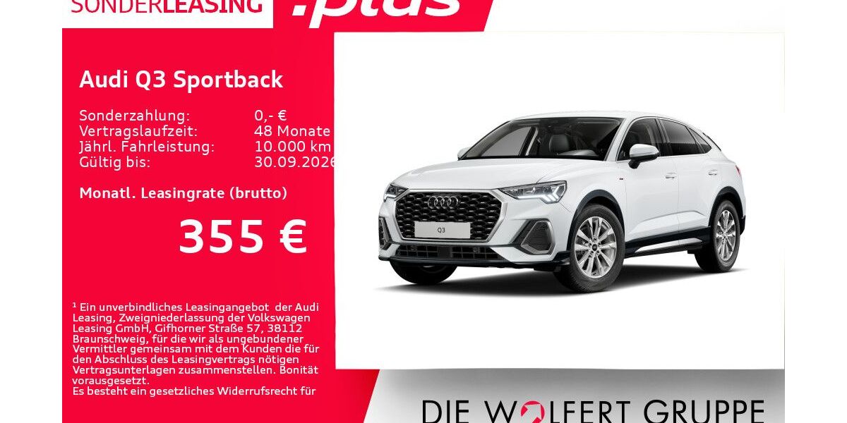 Audi Q3 9.507 km 35.250 &euro; Großwallstadt 63868