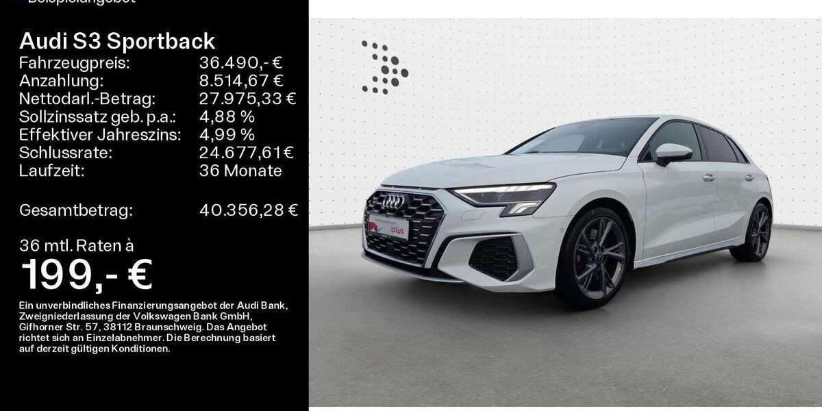 Audi S3 17.453 km 36.490 &euro; Königstein-TS 61462