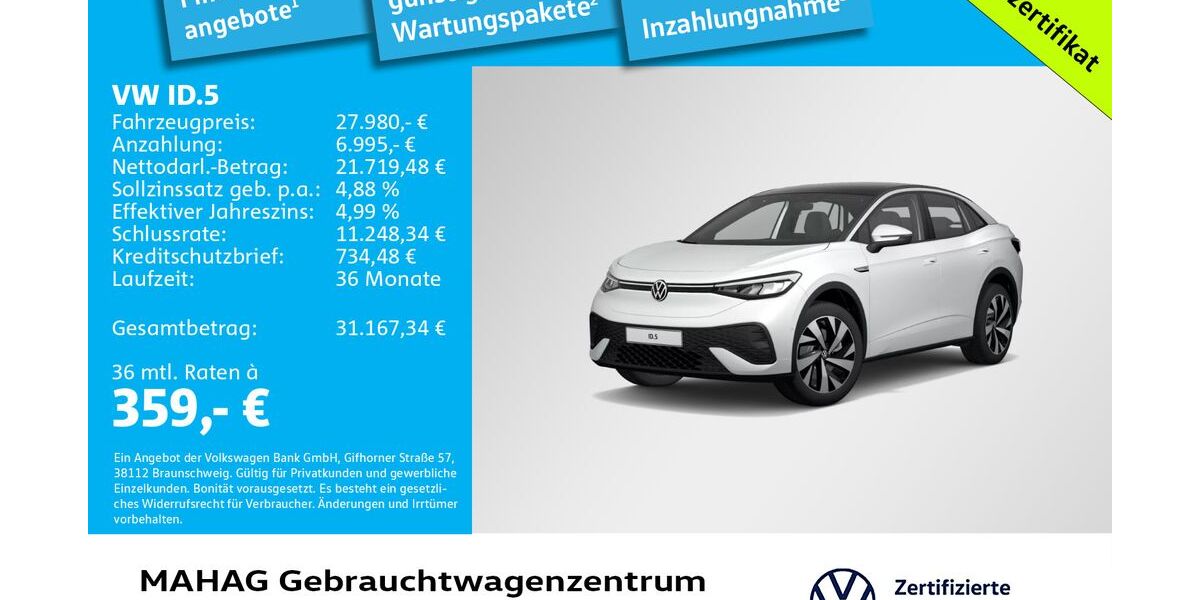 VW ID.5 35.396 km 27.980 &euro; München 80935