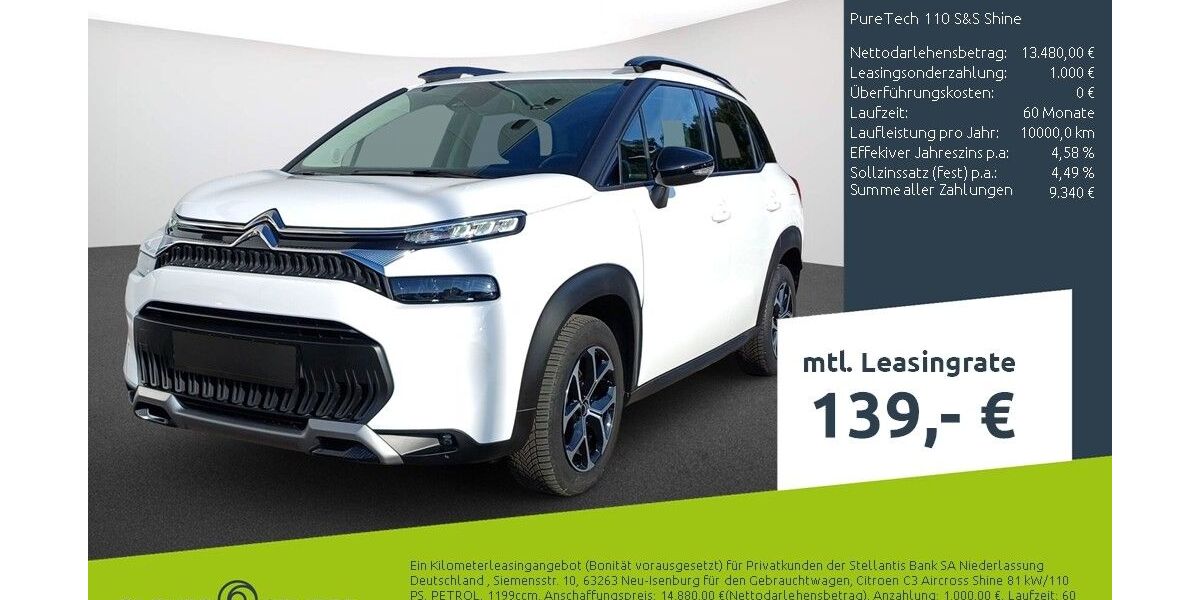 Citroen C3 Aircross 12.438 km 12.950 &euro; Borken 46325