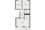 Etagenwohnung Schwedt (Oder) - 3 Zimmer, 59 m&sup2;, 356&euro; | Angebot:25474197