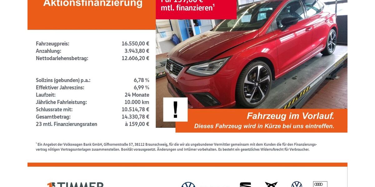 Seat Ibiza 62.165 km 16.290 &euro; Lingen 49808