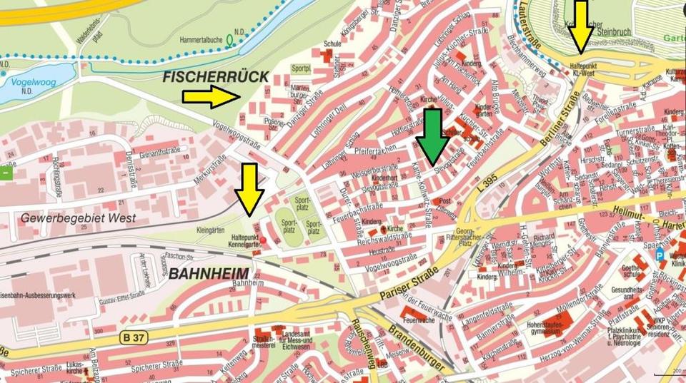 Etagenwohnung Kaiserslautern Engelshof - 1 Zimmer, 32 m&sup2;, 312&euro; | Angebot:26343542