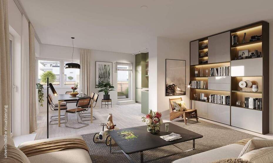 Schöne 1 Zimmer-Wohnung mit guter Infrastruktur in attraktiver Lage - bald bezugsfertig! 1 zimmer