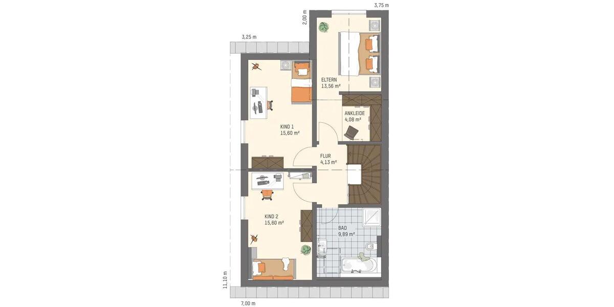 Doppelhaushälfte Hilzingen - 5 Zimmer, 128 m&sup2;, 561.281&euro; | Angebot:26227029