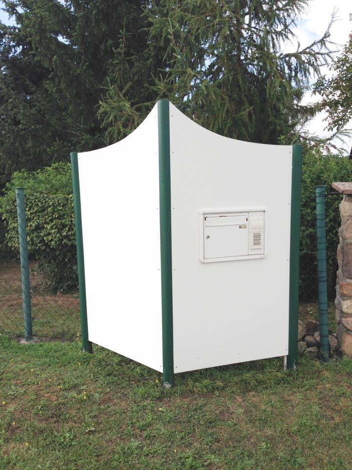 Firmenschild, Schild, Werbeanlage, gebraucht zimmer