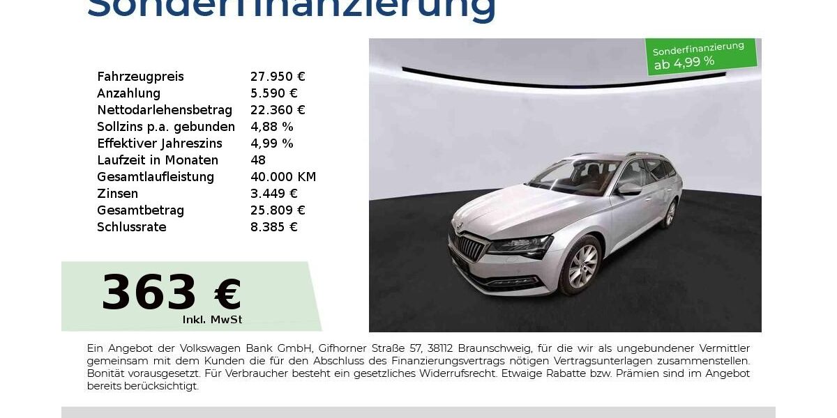 Skoda Superb 70.750 km 27.740 &euro; Nürnberg 90441
