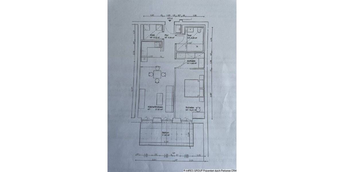 Etagenwohnung Berlin Westend - 2 Zimmer, 66 m&sup2;, 2.700&euro; | Angebot:26863100