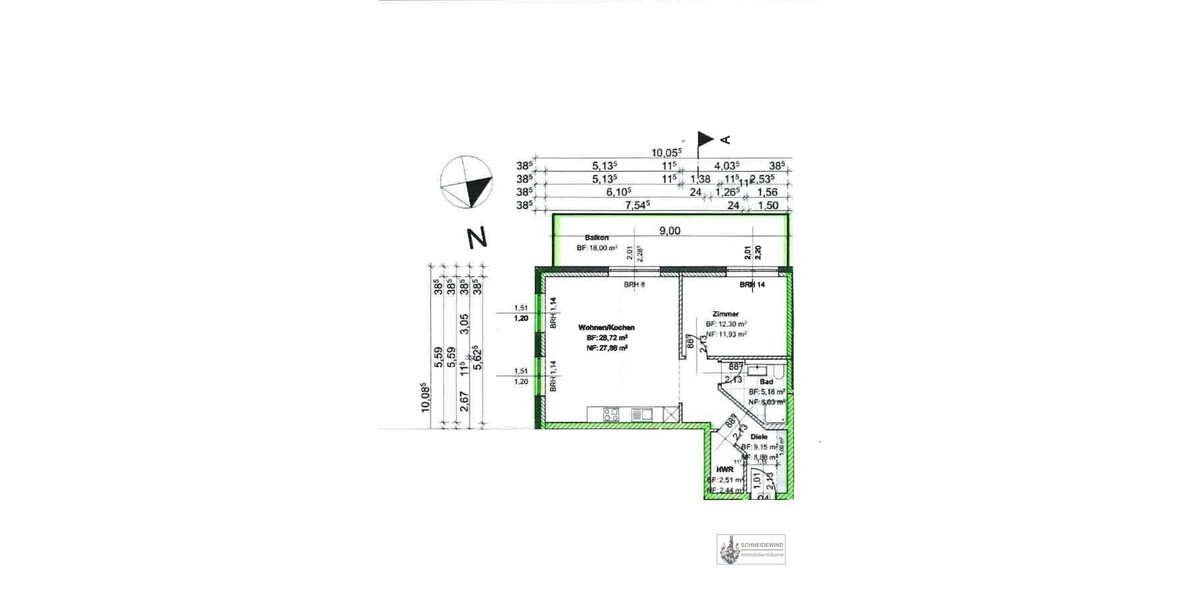 Neubau Fertigstellung Juni 2026 moderne Technik, Aufzug Rollläden + Stellplatz - Mehrfamilienhaus, Wohnhaus Weyhe | Angebot:24214456