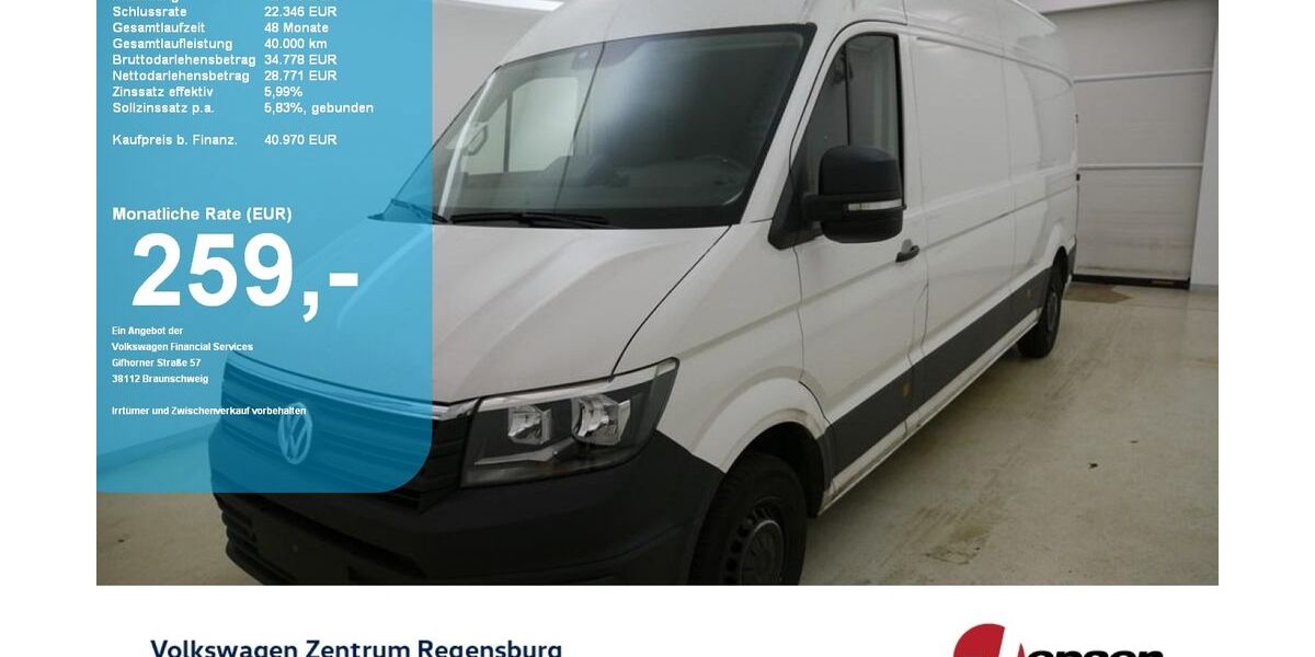 VW Crafter 4.900 km 40.970 &euro; Regensburg 93053