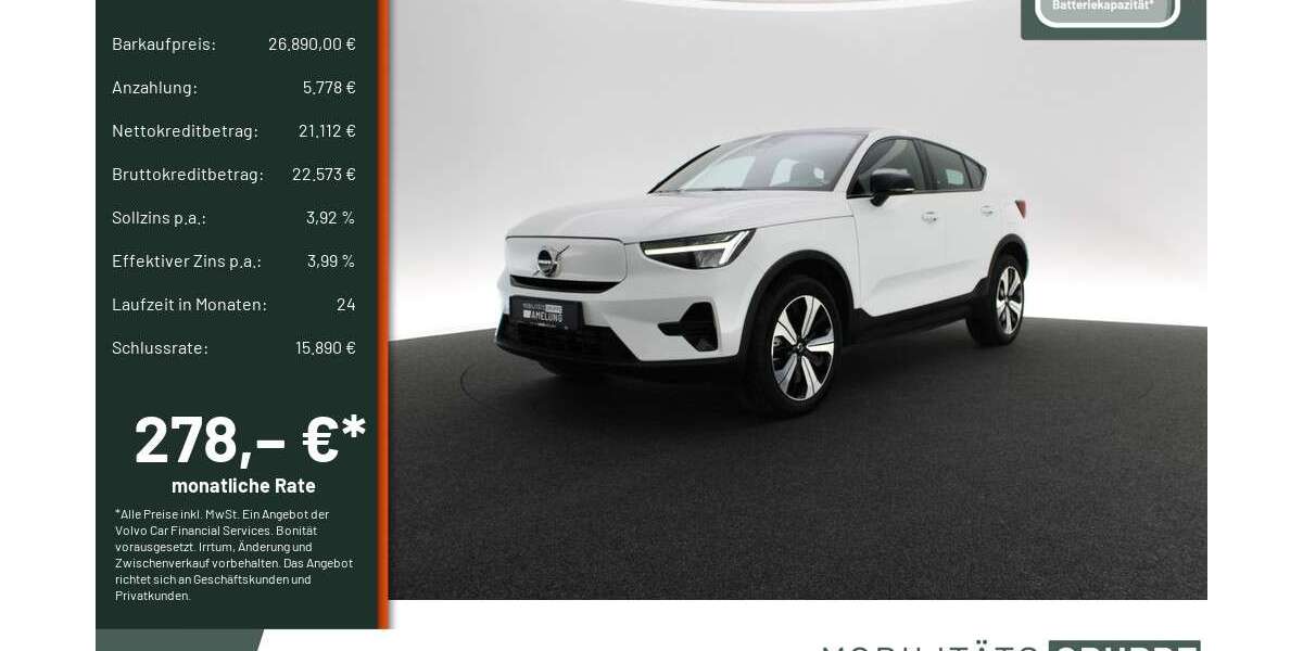 Volvo C40 30.000 km 26.890 &euro; Engelskirchen 51766