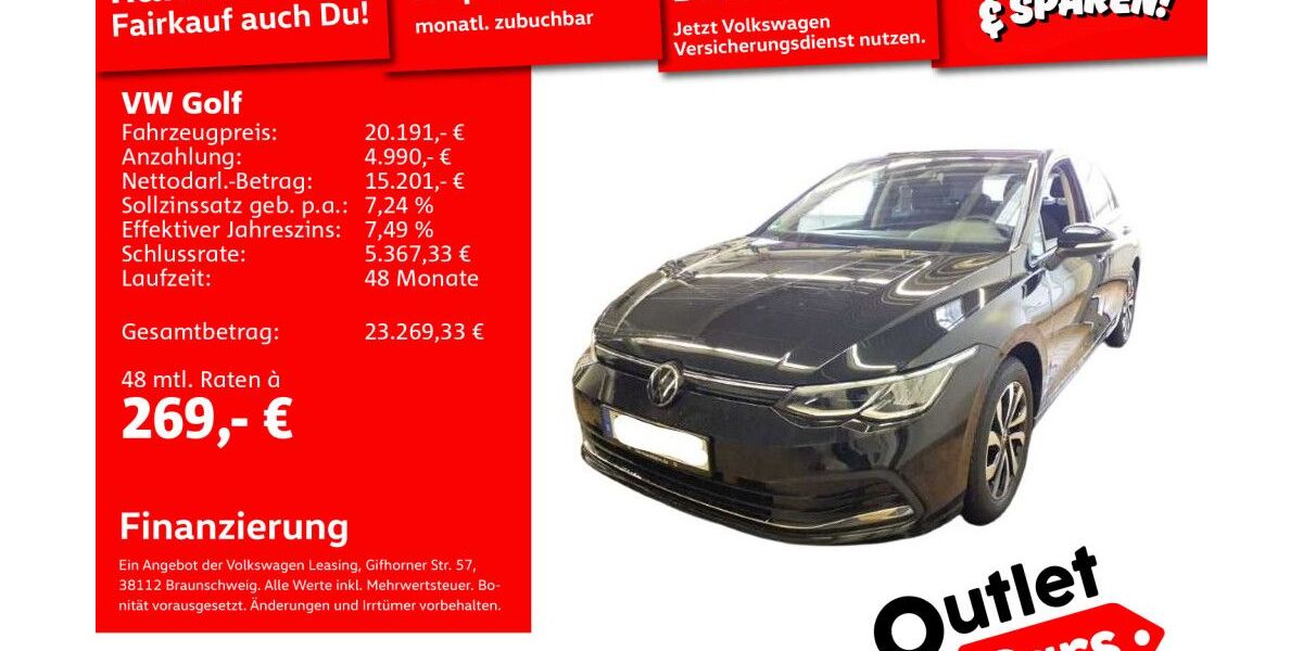 VW Golf 32.982 km 19.989 &euro; Mannheim 68309